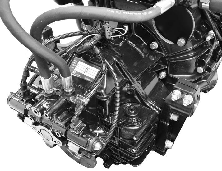 Afsnit 1 - Oversigt over motorstyringsoksen Transmissioner ZF Marine Transmissioner På ZF Marine-transmissioner i serie 63 viser identifikationspladen gearudveksling, serienummer og model.