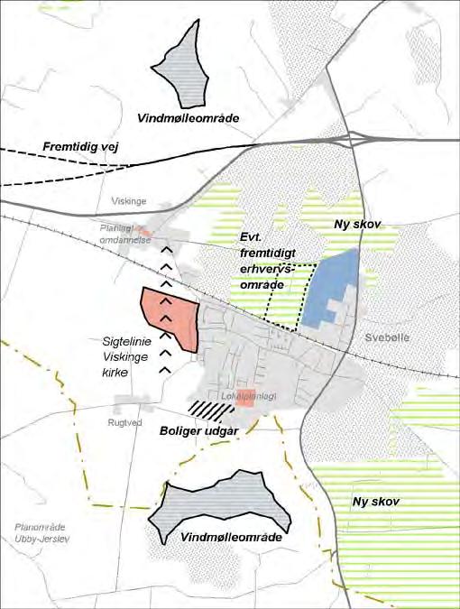 forslag til Kalundborg Kommuneplan 2009-2021 kan understøtte butikscenteret, skolen og den kollektive transport.