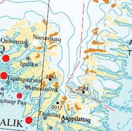 Grønland Frie geografiske data dækkende Grønland.