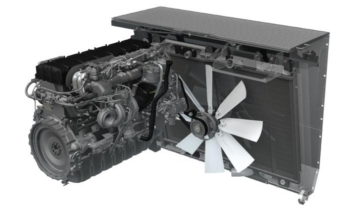 IDEAL 7 har en AGCO Power motor, mens IDEAL 8 og 9 er udstyret med to forskellige MAN motorer.