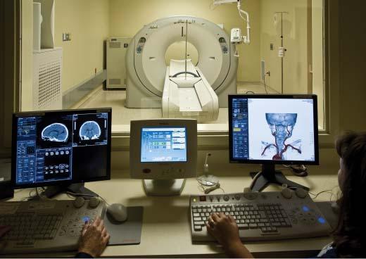 Figur 11: Eksempel på betjeningsrum til CT-skanner, Healthcare Design.