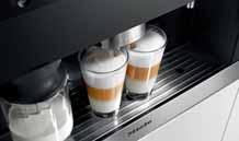 Kaffe til enhver smag Connaisseur og convenience i én espressomaskine. Med Miele kan du få din kaffe, lige som du vil have den.