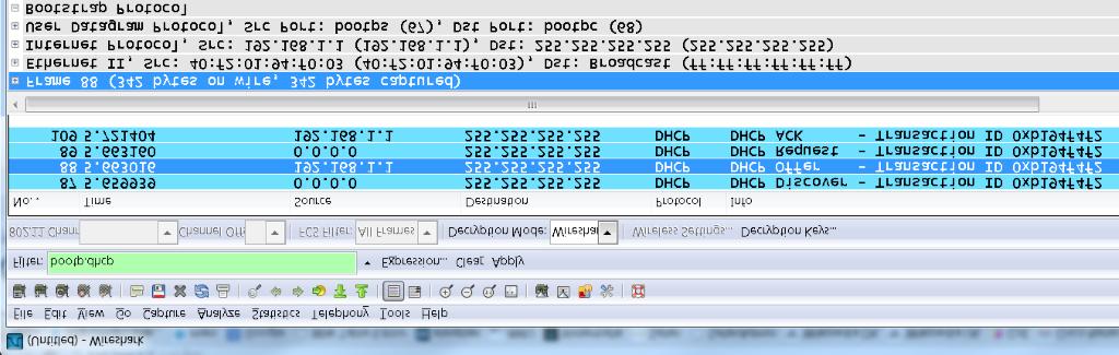 DHCP offer pakken i Wireshark Windows ipconfig kommando I Windows kan man afslutte et DHCP lease med kommandoen ipconfig /release og lease en ny IP