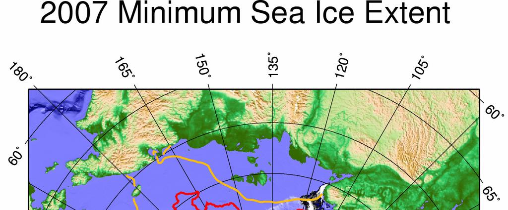 En væsentlig parameter for udvikling i isforholdene i Nordøstgrønland er udvikling af isforholdene