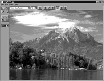 Visning af billeder på harddisken Viser billeder, der er gemt på PC'ens harddisk, i billedpanelet, så de kan redigeres eller udskrives.