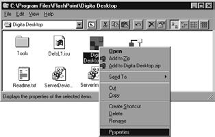 DIGITA DESKTOP TM VERSIONSNUMMERET Med Windows Tænd PC'en, og start Windows. Klik på Digita Desktop.exe ikonet.