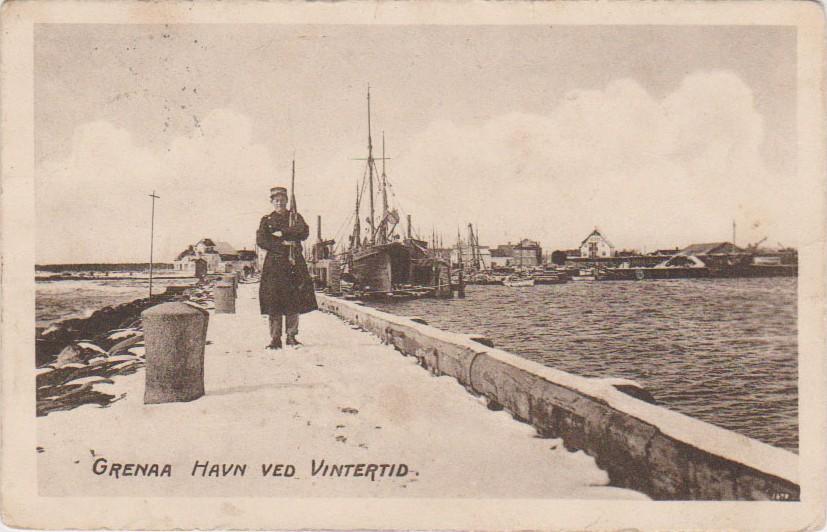 Havnen Grenaa Havns flydedok der i 1917 blev solgt til entreprenør C.
