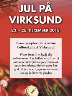 VIRKSUND Jul i kristent fællesskab Jeg tager gerne på Virksund igen for at hjælpe til i julen, siger Lisette Krüger fra Løgumkloster, når hun skal fortælle om den oplevelse, det var for hele familien