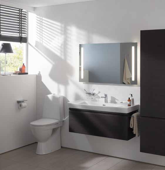 Design til alle Med PRO N serien præsenterer LAUFEN en badeværelsesserie, udviklet
