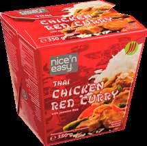 Thai chicken red curry 350 g.