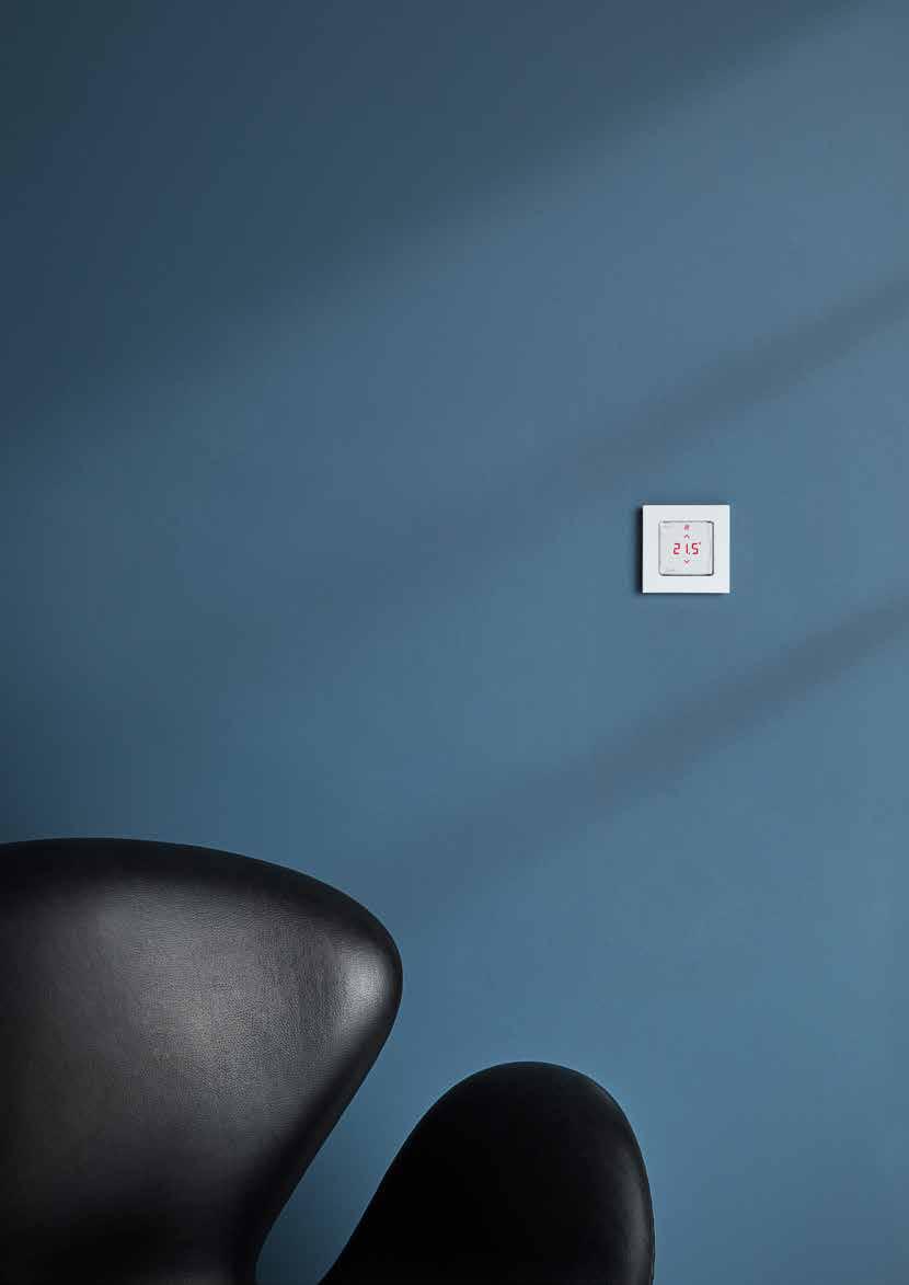 Vandbaseret gulvvarmestyring Danfoss Icon design og brugervenlighed til alle hjem med gulvvarme Avanceret styring til vandbaseret