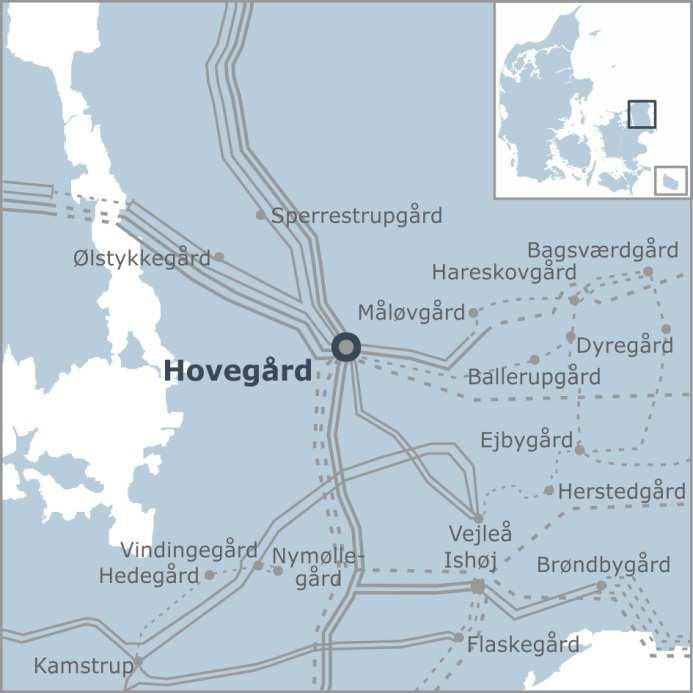 Projekter i perioden 2017-2019 ID 157 - Reinvestering af 400 kv-station Hovegård Reinvestering af 400 kv-station Hovegård Reinvestering 2019 Tilstanden på dele af 400 kv-station Hovegård er i en