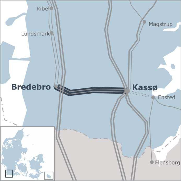 Projekter i perioden 2017-2019 ID 336 - Reinvestering af 150 kv-luftledningen mellem Bredebro og Kassø Reinvestering af 150 kvluftledningen mellem Bredebro og Kassø Reinvestering 2019 Tilstanden på