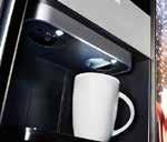 spændende drikkevalg - Elektronisk overvågning af maskinen - Fordobling af kapaciteten - Mulighed for espresso og alm.