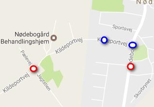 Vejen der blev glemt Kildeportvej Voldsom trafikøgning ved Netto efter 2011, resten har ca. 1.
