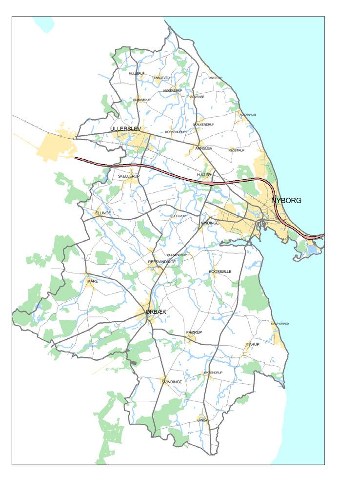 LOKALPLANOMRÅDET Lokalplanområdet er en del af et erhvervsområde i det nordlige Ørbæk (se figur 1 og 2). Denne del af erhvervsområdet er omfattet af lokalplan nr.