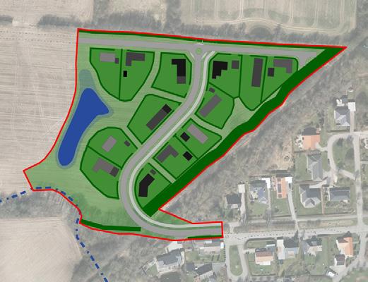Formål og baggrund I forbindelse med lokalplanlægning for et boligområde i Overmarken, Tommerup, indenfor kommuneplanramme 3.1.B.36 er der behov for en mindre udvidelse af rammen.