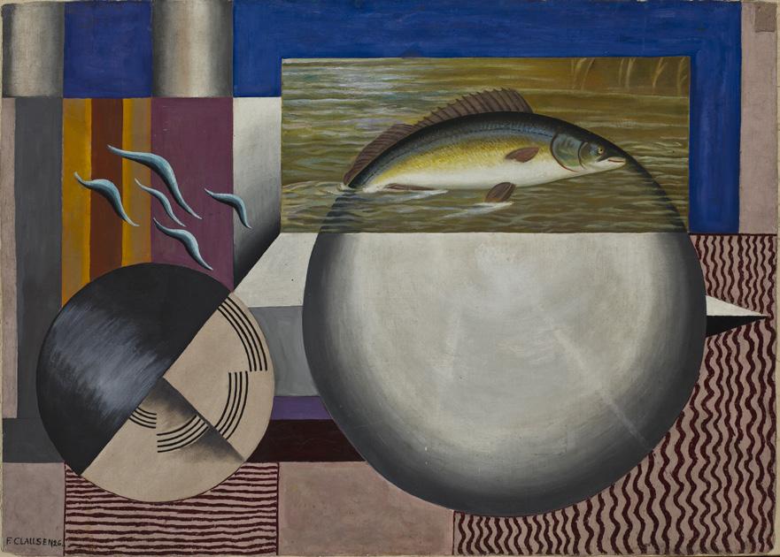 KVINDERNES SURREALISME Franciska Clausen (1899-1986) Franciska Clausens interesse for surrealismen viser sig i hendes værker fra sidste halvdel af 1920 erne.