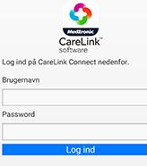 3 Brug af funktionen CareLink Connect på mobilenheden Du kan også få adgang til funktionen CareLink Connect via din mobilenhed.