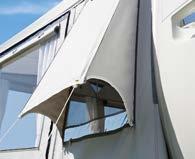 Et Air-In-telt er en ideel løsning til et kort ophold på et sted, eftersom det kan sættes op på få minutter og giver ek stra plads beskyttet mod vind og vejr.