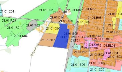 2.0.B6 Boligområde Specifik Boligområde Min. 2 p-pladser pr. bolig for åben lav og min.,5 p-plads pr.