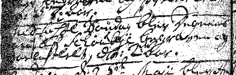 (1) Kirkebøger for Skovby sogn: 1774, midfastesøndag blev degnens barn af Schoubye begraven og parenteret, ætatis 2 år: (6) Skøde- og panteprotokoller: 1773, 11.jun.