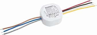 743 52 Fabrikat Mabergs. Dæmbar LED-driver. Lysregulering 1-100% - med fjederpåvirket trykafbryder eller 1-10V signal. Op til 15 stk.