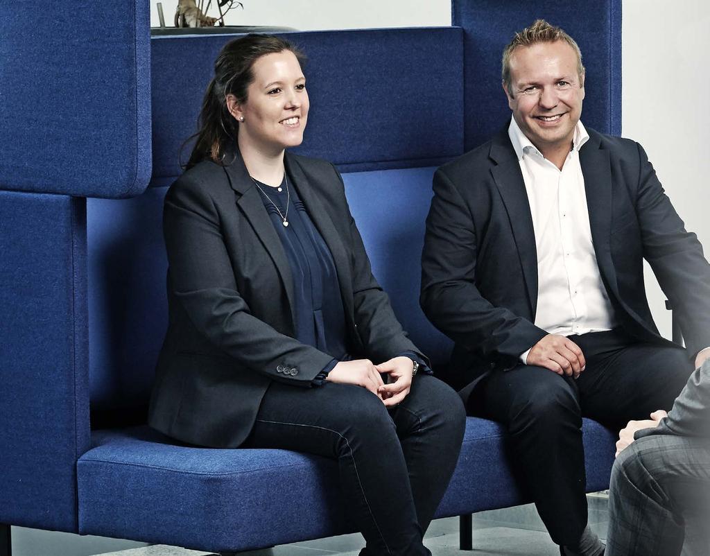 21 Fra venstre: Denice Ditlev Sørensen, Assistant Manager, Risk Assurance og Mikkel Jon Larssen, Partner, Risk Assurance i BDO.