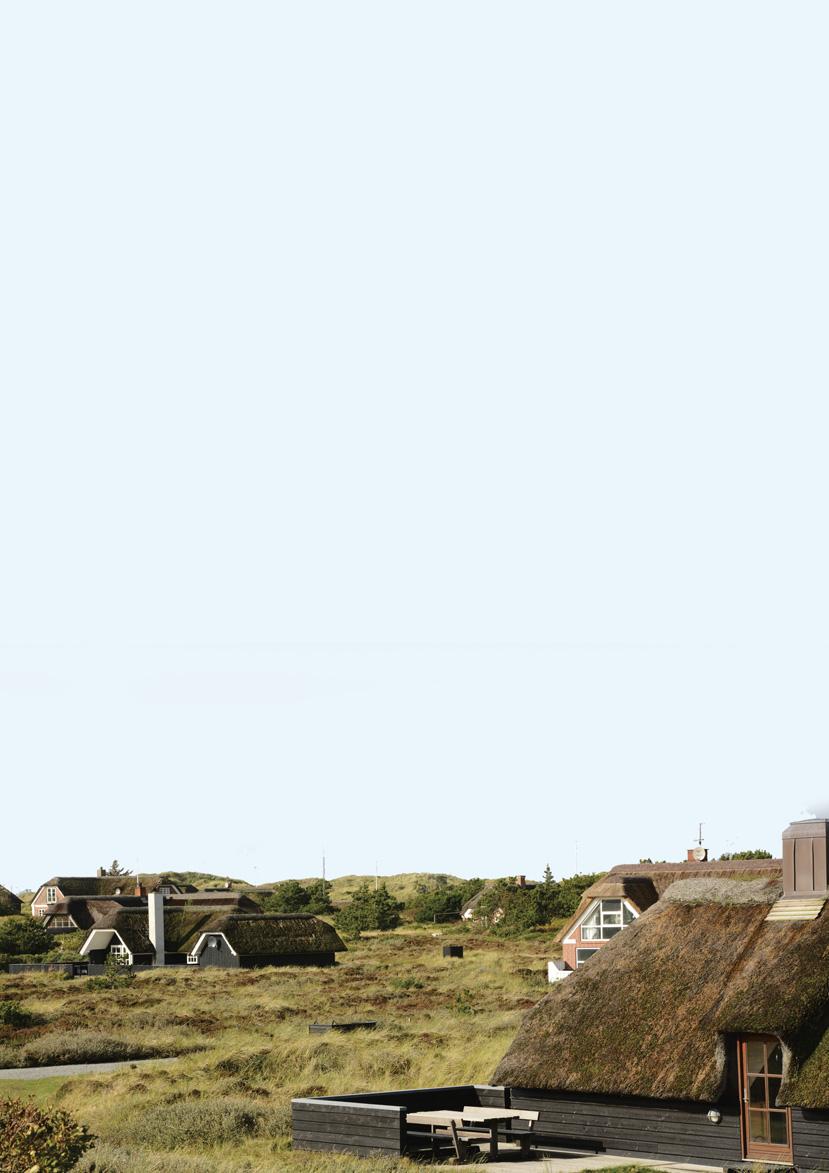 Sand, vand og stråtag Det skal tillades at bygge højere med stråtag, også når husene ligger i attraktive områder som Blåvand derfor har Tækkelauget prøvet at ruske op i Varde kommune TEKST OG FOTO: