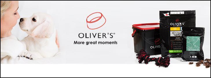1 liter Olivers Omega 3 boost, inkl. pumpe........... 100 kr. 500 gr Oliver s training bites - i pose med genluk...... 20 kr. Oliver s massive politistave, små, pr. stk............3,50 kr.