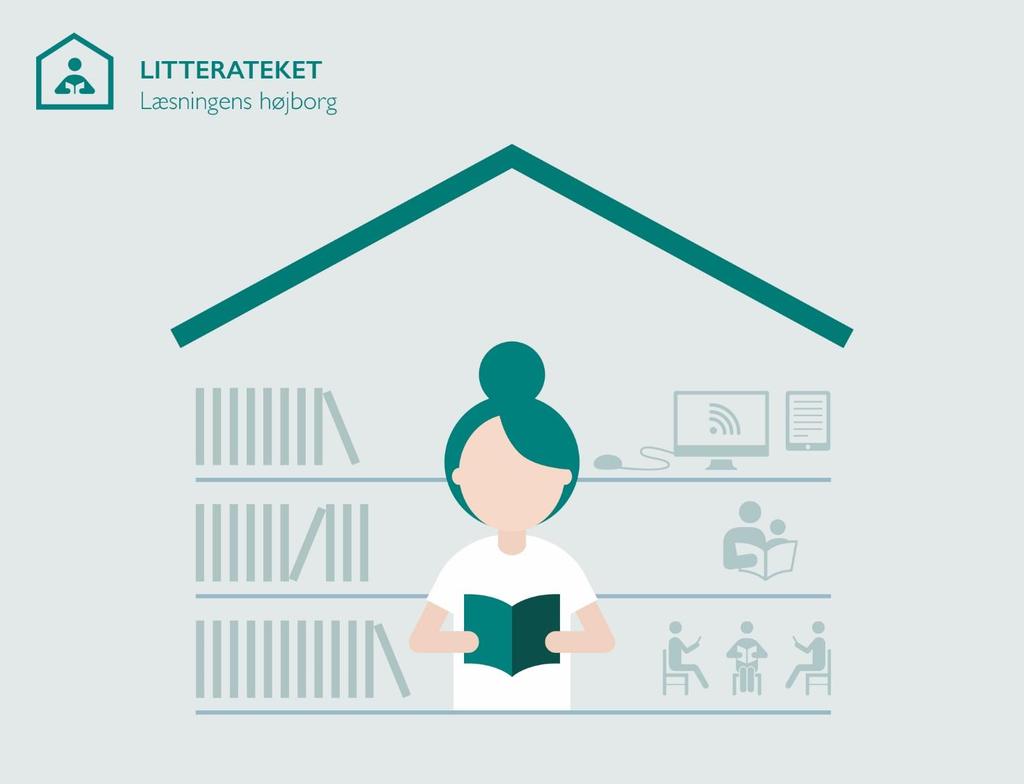 SCENARIE 1: FREMTIDENS LITTERATEK I Litterateket satser man systematisk på læsefærdigheder og stimulering af læselyst bl.a. gennem samarbejde med skoler og forældre.