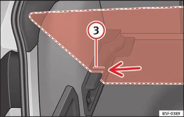 Hvis en af krogene løsner sig ved en fejl, er der en øget risiko for kvæstelser. Variabel bagagerumsbund Fig. 158 Variabel bagagerumsbund: positioner Betjening Fig.