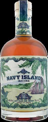 Navy Island Jamaica XO Reserve Rom 40% 70 cl Usødet, men meget elegant smag med en tør