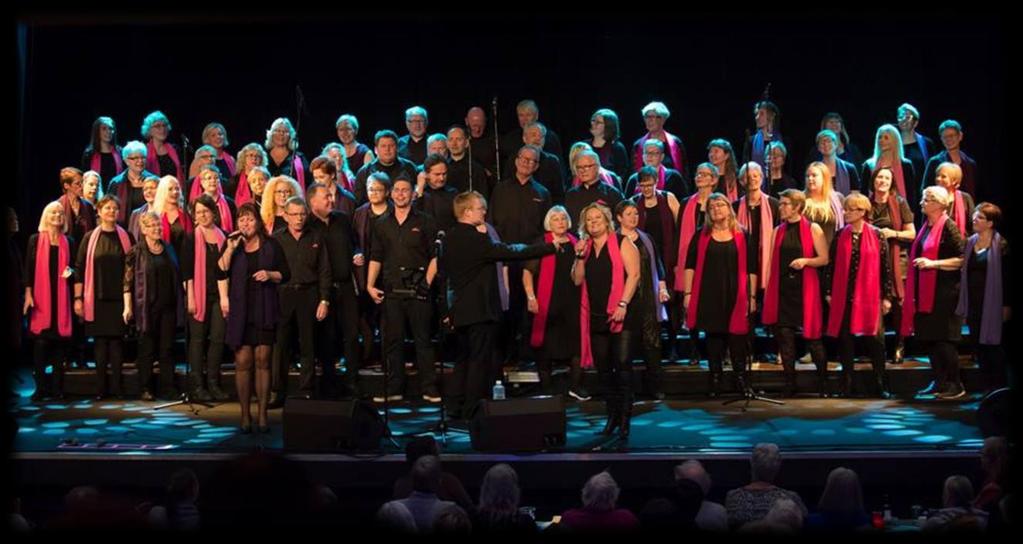 Boldesagernyt oktober 2017 Et brag af en 100 års jubilæumskoncert The Gospellers: "- de havde koncert med Trine Gadeberg,