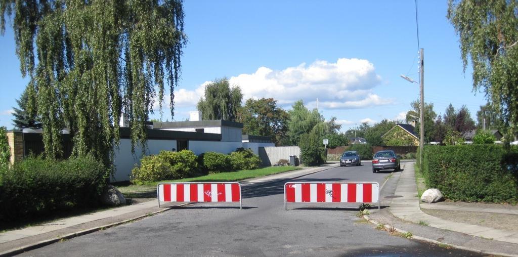 Foto 11: Vejlukning ved Sophus Falcks Allé/Engvej annulleres som følge af nye vejlukninger ved Lundevej 4.2.