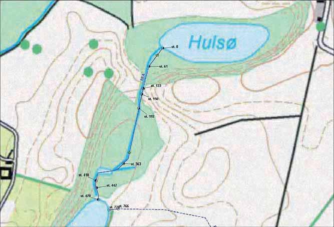 Vandløb nr. 88A Kølleløbet 0-61 61 60 Indløb fra Hulsø 133-150 17 60 159-192 33 60 192-442 250 150 Tørvegrav st.