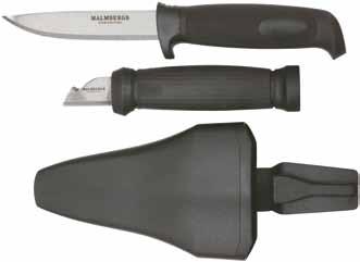 rustfri Perfekt knivsæt til elektrikeren, med både håndværkskniv og elkniv.