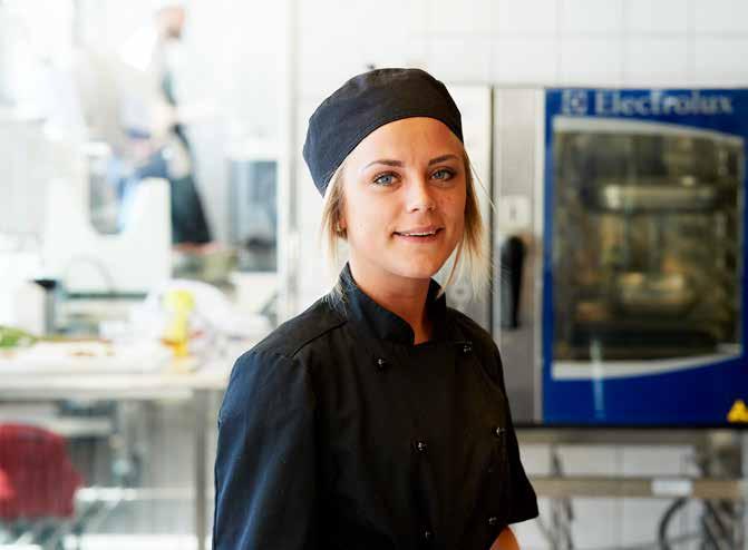 MØD EN ELEV SMØRREBRØD OG CATERING Michelle Jensen, 22 år, i lære på Rigshospitalet i Glostrup Hvorfor har du valgt uddannelsen?