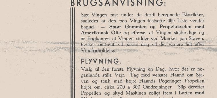 Skjern Firmaet der kom med derefter svævemodel til at hedde SV-H1 Dansk Modelflyve havde sat et Industri, par sin Skjern