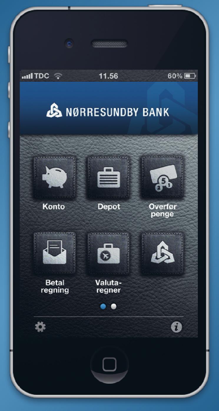 Gå i banken via mobilen til iphone, Android og Windows Phone Hent app en