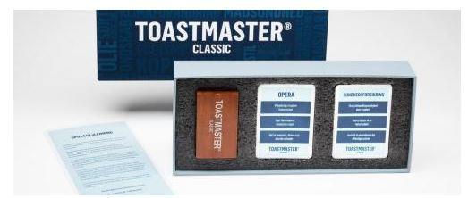 I Parkinson Nyt kan man læse følgende om spillet Toastmaster.
