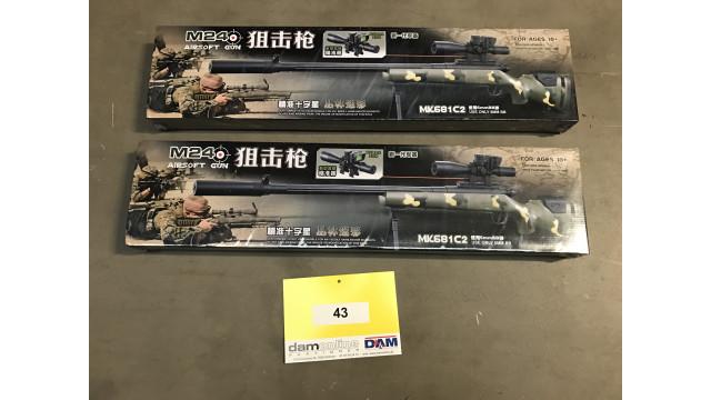 softgun - model Sniper, M24, Tan Marpat, 62 m/s, 10 omgange.
