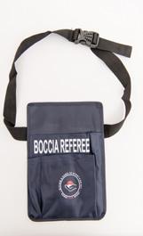 Boccia Dommertaske Nylon taske med justerbart bælte til at have om