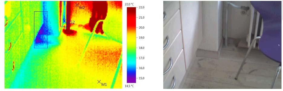 termografier af bygningsdele,