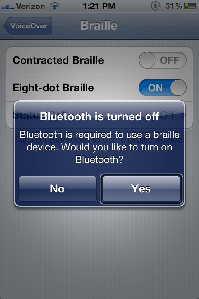 Såfremt Bluetooth ikke allerede er
