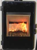 Open the air supply to maximum and close the door; the fresh wood will then ignite within a couple of minutes. Important! It is important that the fresh quantity of wood starts to burn quickly.