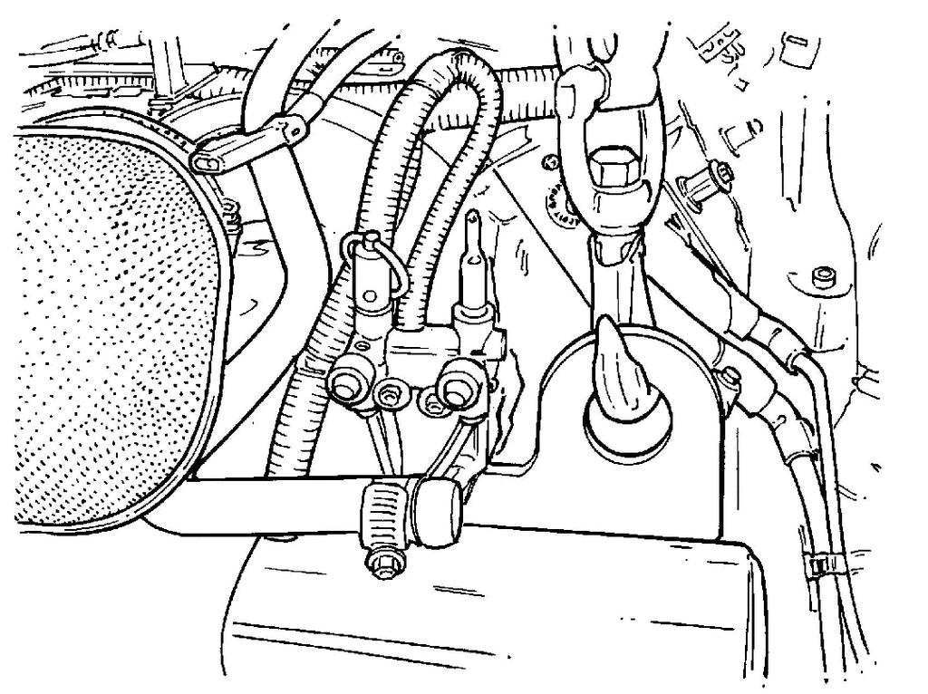 Afsnit 6 - Opevring 5. Træk greet på luftpumpen op (lodret) for t låse pumpen fst på fittingen.