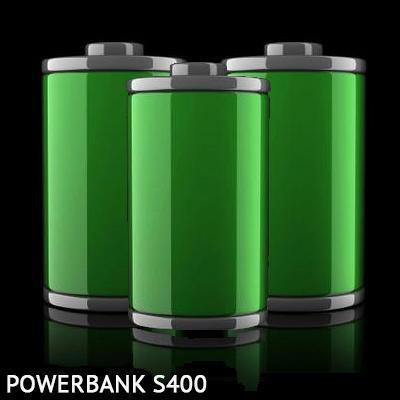 Batteripakke S400 Oplader dobbelt så hurtigt som et A batteri. Oplades direkte fra en 220 volts stikkontakt. Er modtagelig overfor vind og vejr Det taget kun 4-6 timer, at oplade.