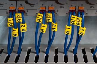 Opmærkningssystemer Opmærkning af ledninger og kabler Fortrykte kabelmærker Ovalgrip, med lige kant Ideel til tavlebyggere, forsyningsselskaber og telekommunikation.