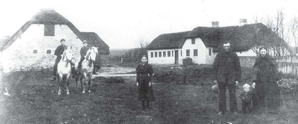 Ivar Nielsens gård, Sdr. Øsløsvej 2. Ca. 1910.